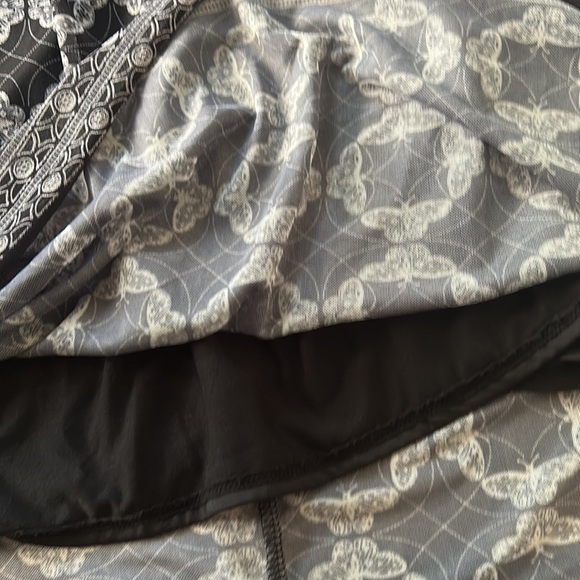 MAX STUDIO💫 Women’s Black Butterfly Printed Strapless Maxi Dress - Picture 7 of 10